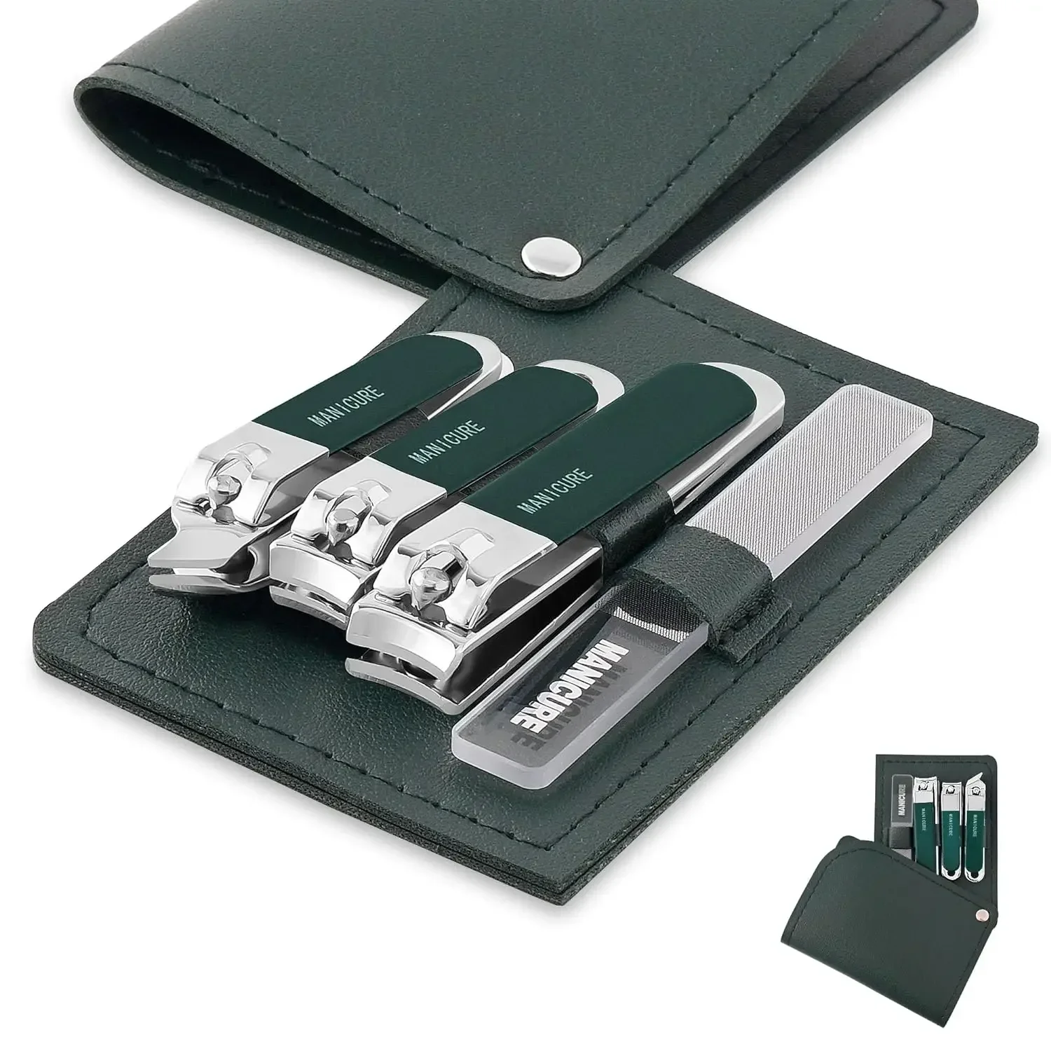 Mens Grooming Travel Kit - Conjunto de Cortadores de Unhas de