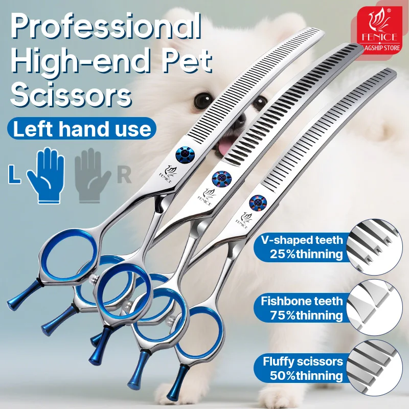 Grooming Scissors - Tesoura Profissional Fenice JP440C para Cães,