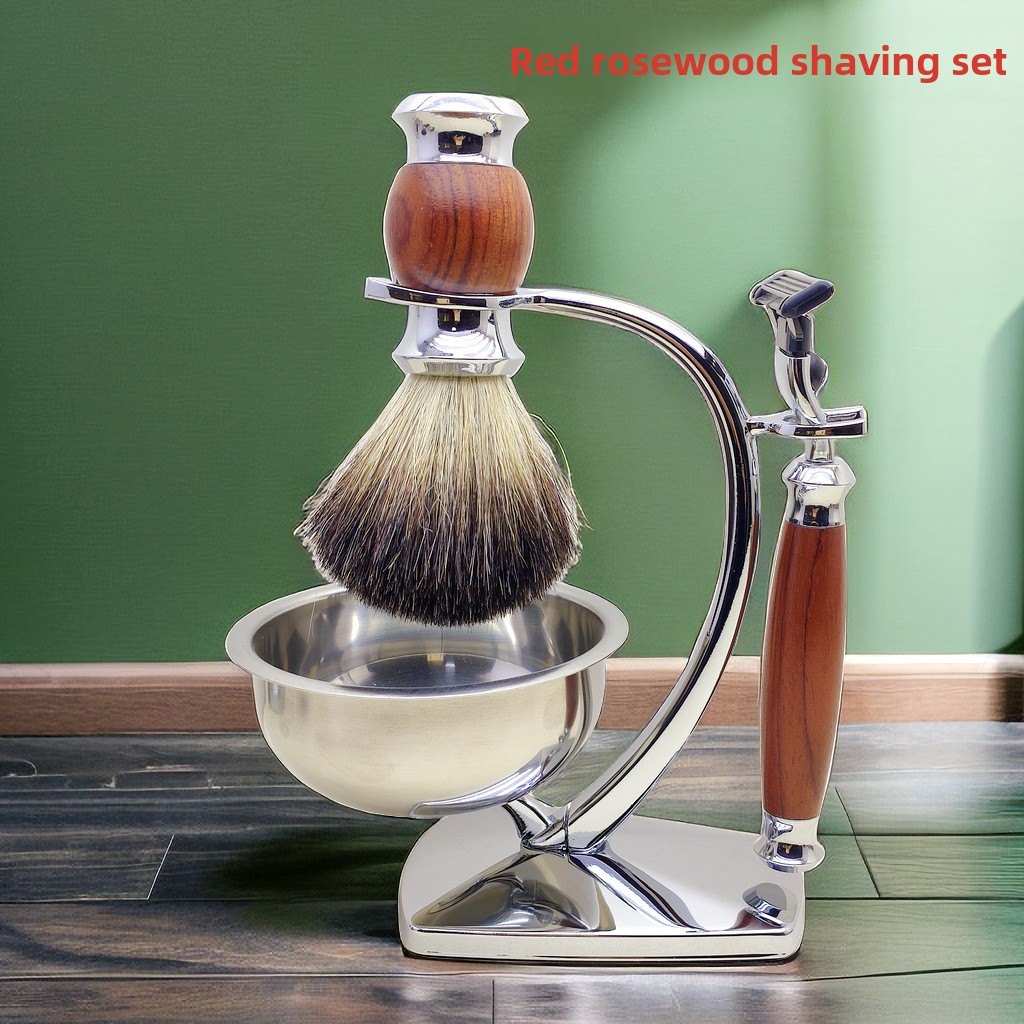Beard Trimmer - Conjunto de Barbear Masculino com Cabo