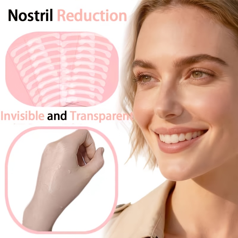 Nose Trimmer - 100 Adesivos Invisíveis para Redução de