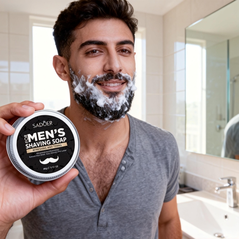 Beard Oil - Sabão para Barbear Masculino 60g com
