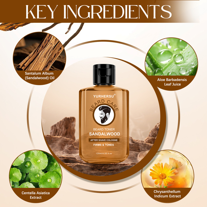 Aftershave - Loção Pós-Barba de Sândalo – Tônico
