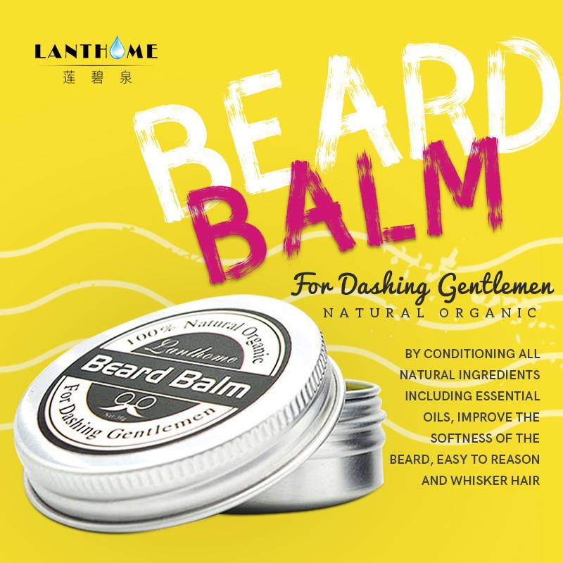 Beard Oil - Bálsamo Natural para Barba, Cera e