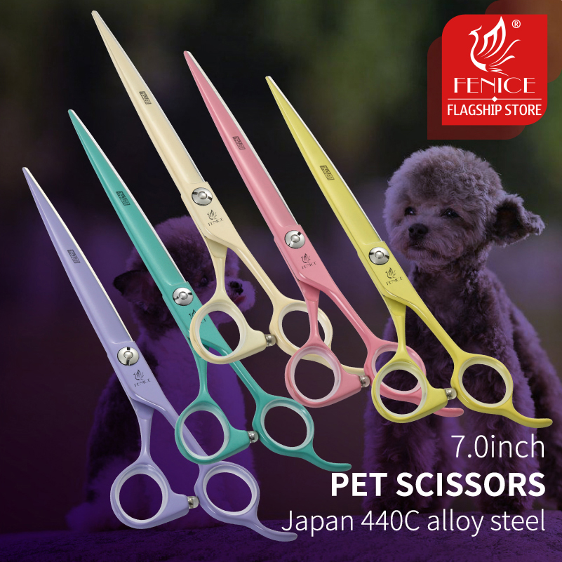 Grooming Scissors - Fenice Professional Pet corte tesoura, Dog