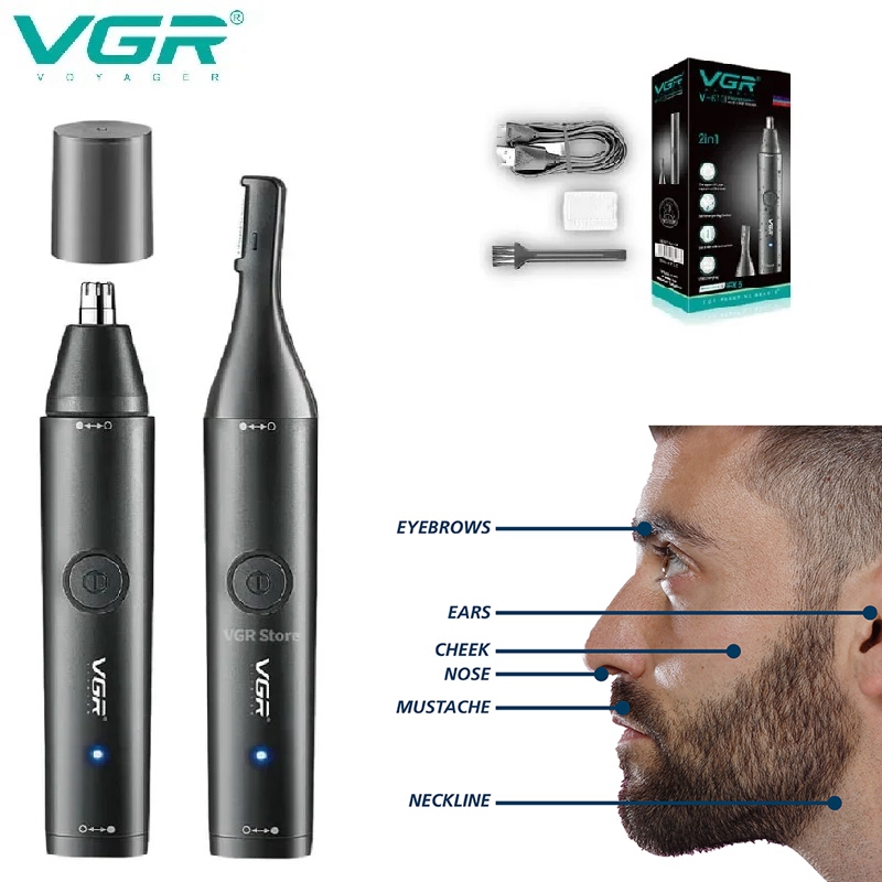 Nose Trimmer - Vgr lavável nariz aparador de pêlos