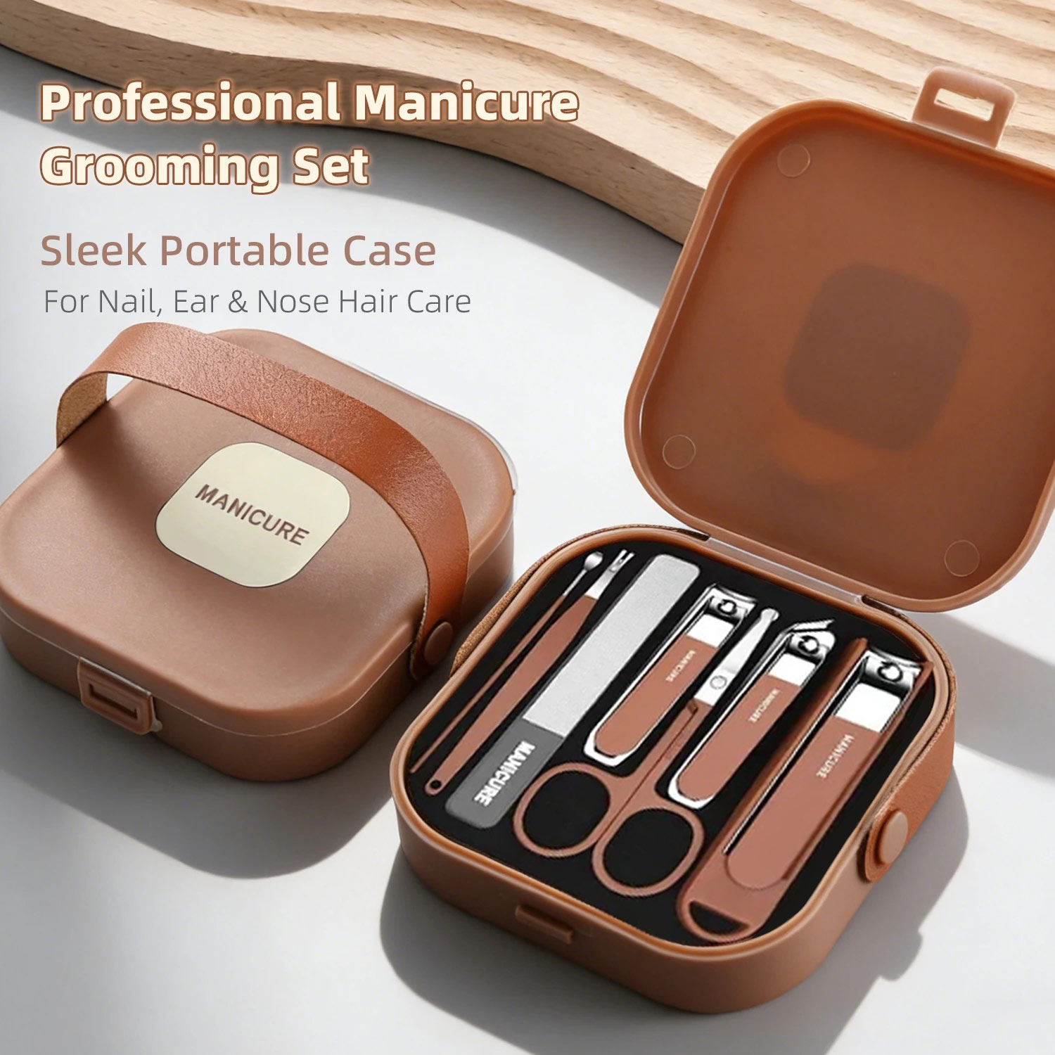 Mens Grooming Travel Kit - Kit de cuidados com as unhas,