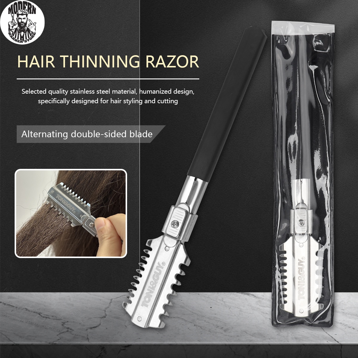 Beard Trimmer - Navalha de Barbear de Dupla Lâmina
