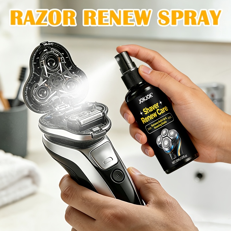 Electric Shaver Rotary - Spray de Cuidado para Barbeadores Elétricos