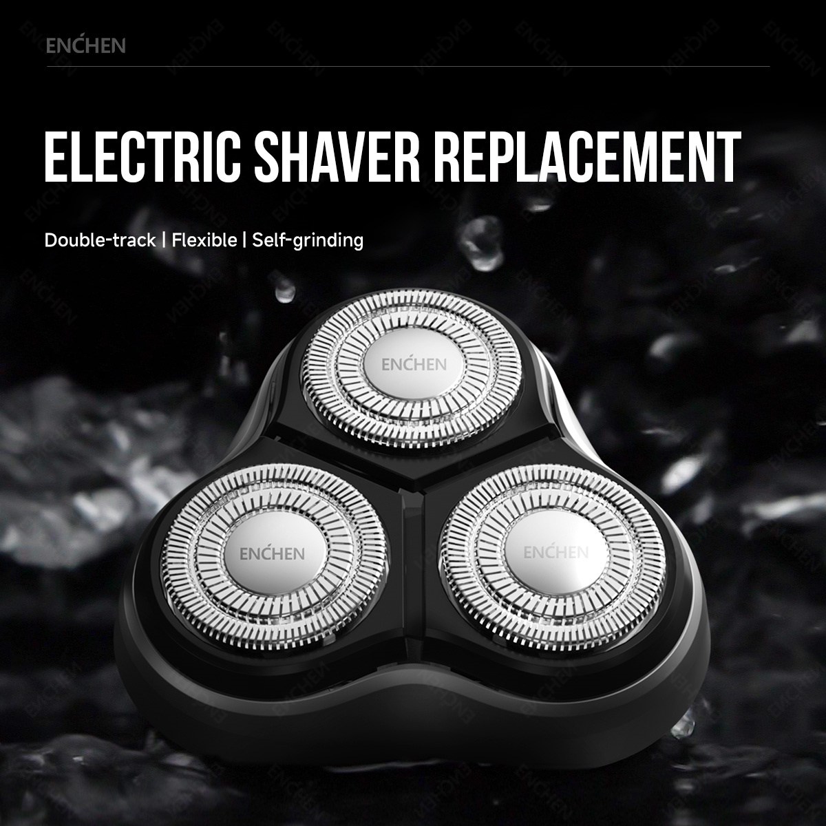 Electric Shaver Rotary - ENCHEN Blackstone Substituição Cabeça de Barbeador