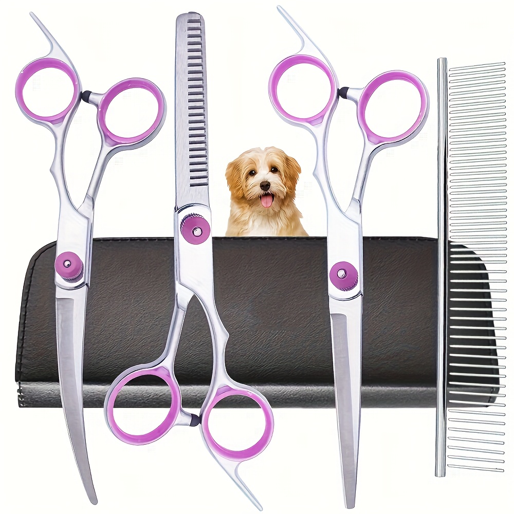 Grooming Scissors - Conjunto de 5 Tesouras Profissionais para