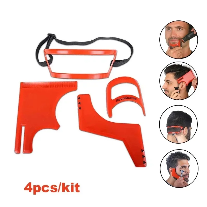 2/4 pçs pentes de barba dos ho - Beard Trimmer avaliação e preço