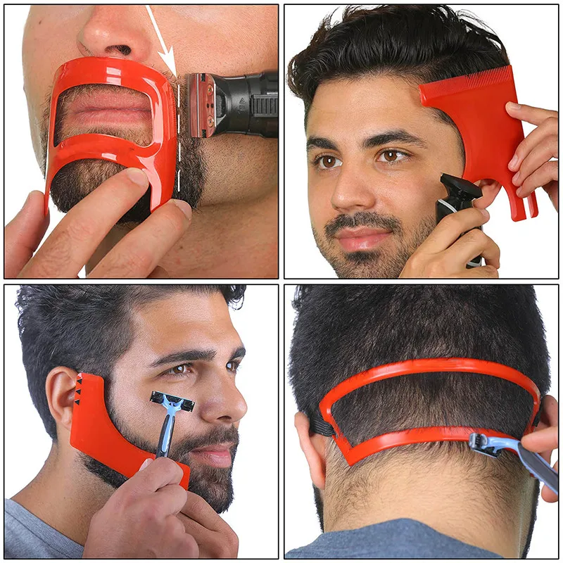 2/4 pçs pentes de barba dos ho - Beard Trimmer avaliação e preço