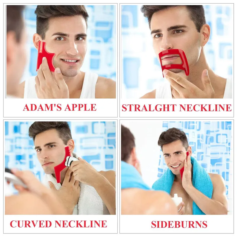 2/4 pçs pentes de barba dos ho - Beard Trimmer avaliação e preço