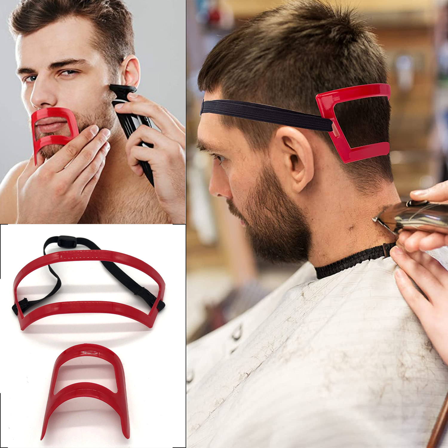 2/4 pçs pentes de barba dos ho - Beard Trimmer avaliação e preço