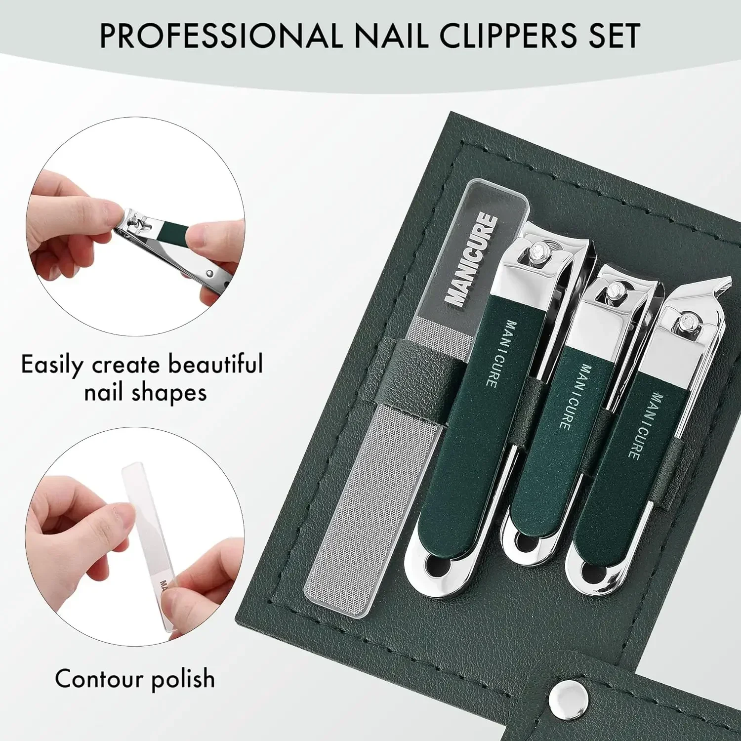 Kit de Manicure Profissional d - Mens Grooming Travel Kit avaliação e preço