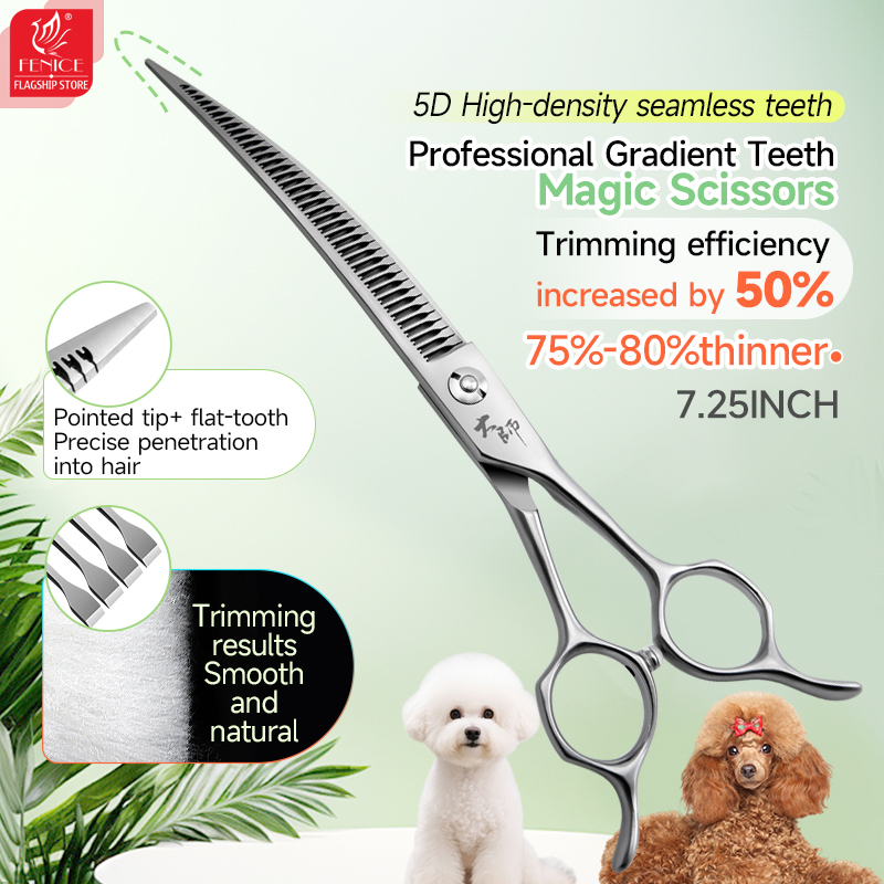 Tesoura Curva Fenice Master Se - Grooming Scissors avaliação e preço