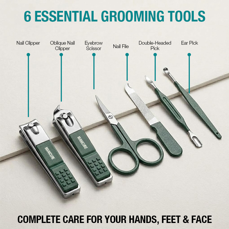 Conjunto de cortador de unhas  - Mens Grooming Travel Kit avaliação e preço