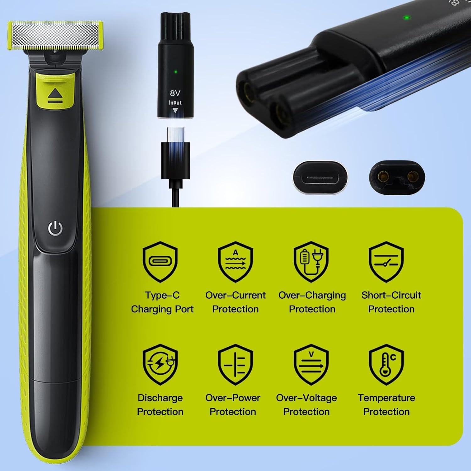 Adaptador de Carregamento Tipo - Electric Shaver Rotary avaliação e preço