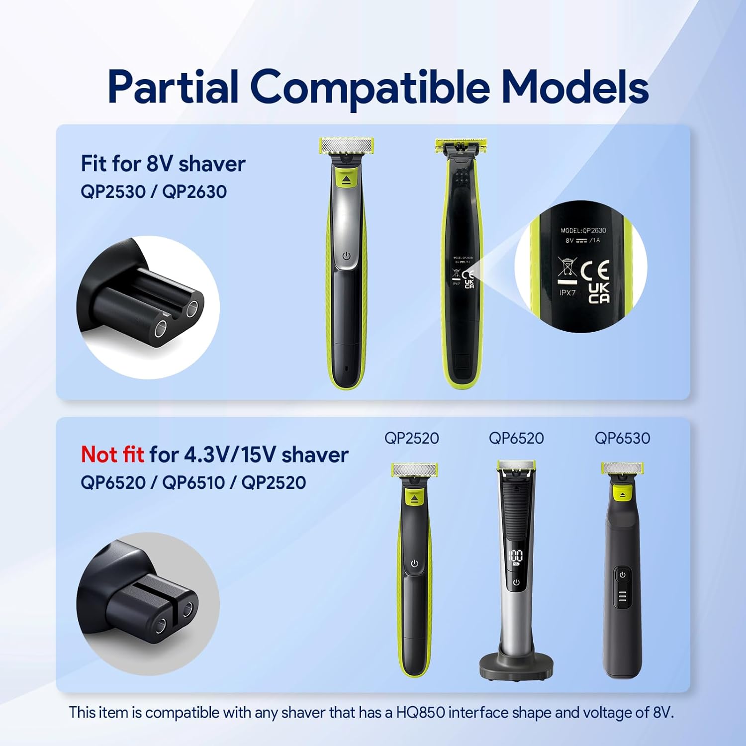 Adaptador de Carregamento Tipo - Electric Shaver Rotary avaliação e preço
