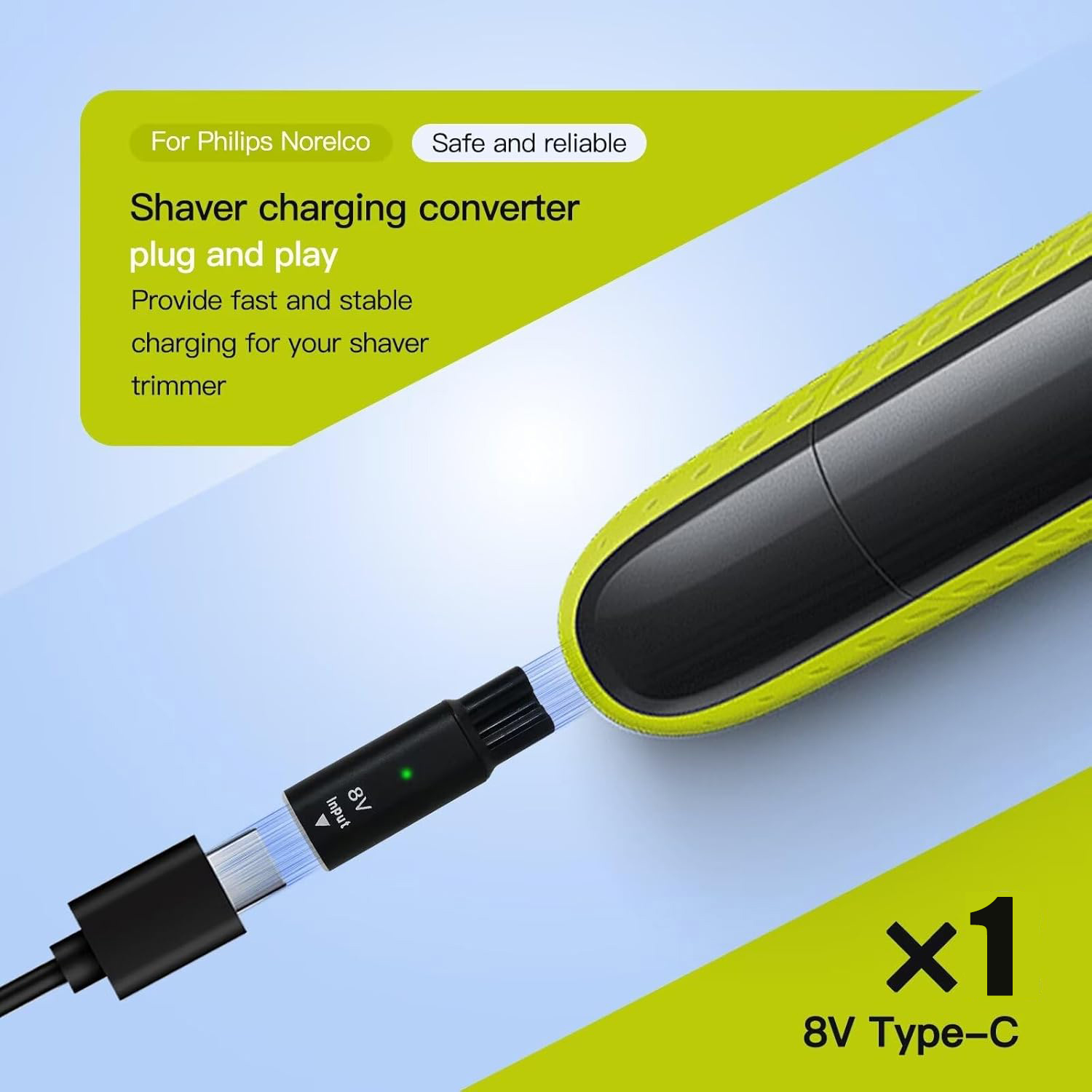 Adaptador de Carregamento Tipo - Electric Shaver Rotary avaliação e preço