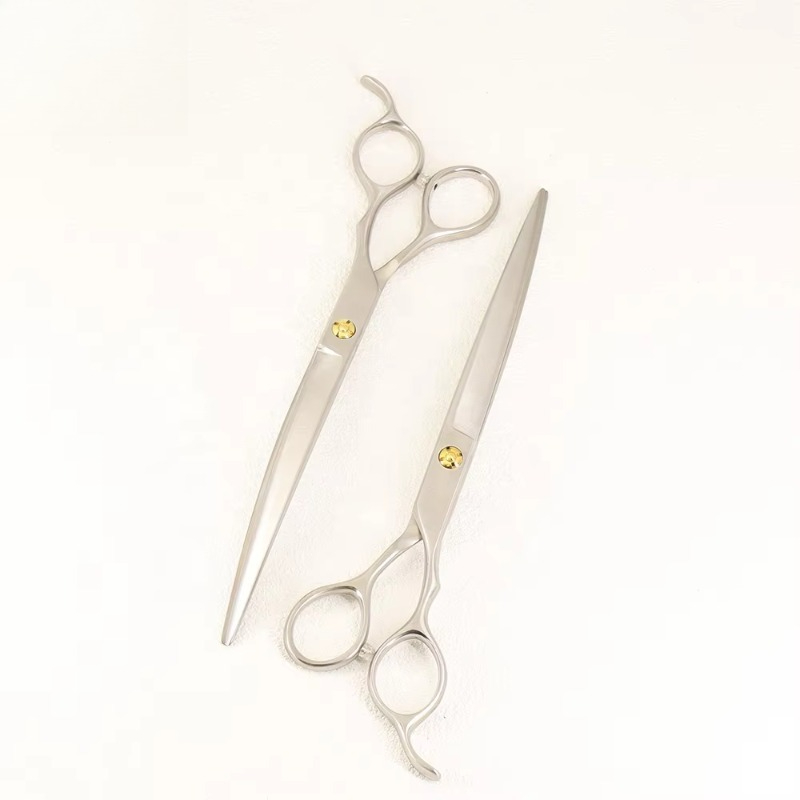 Tesoura Curva Profissional de  - Grooming Scissors avaliação e preço