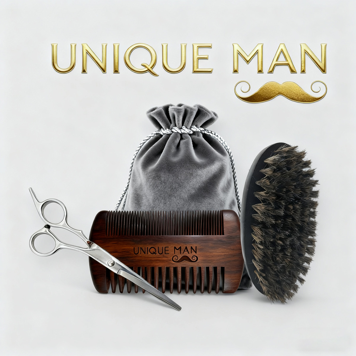 Conjunto de barba masculino ex - Grooming Kit avaliação e preço