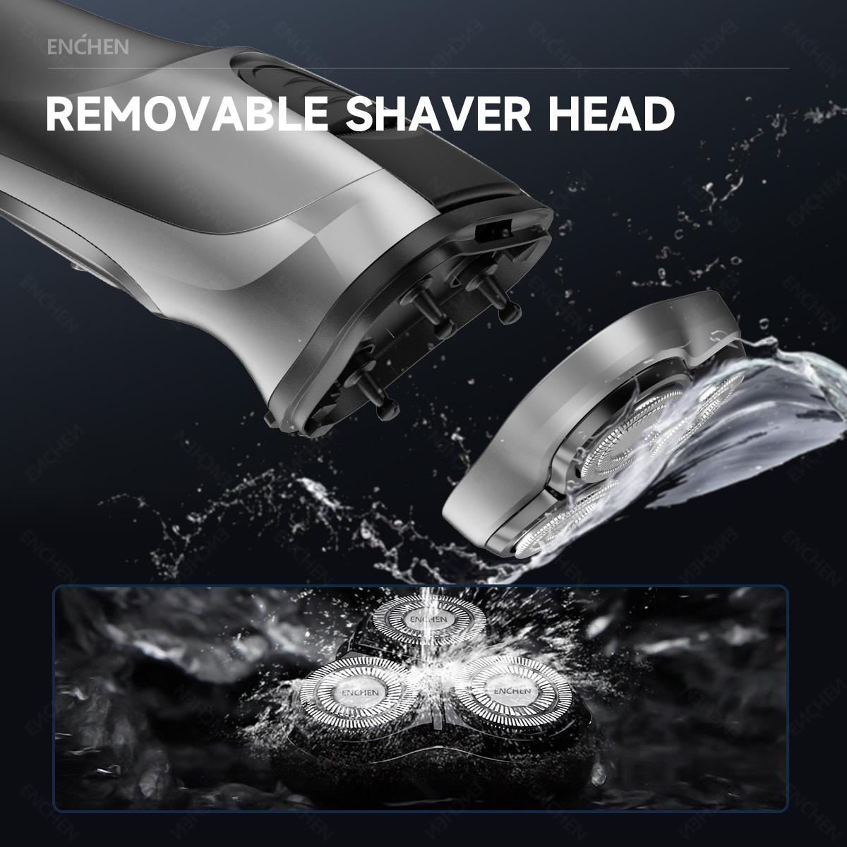 ENCHEN Blackstone Substituição - Electric Shaver Rotary avaliação e preço