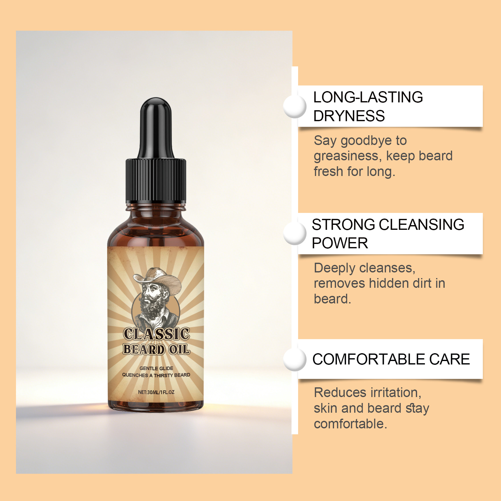 O óleo essencial para cuidados - Beard Oil avaliação e preço